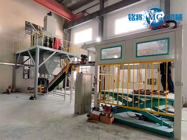 江蘇張家港輕質石膏砂漿自動化生產線安裝收尾！馬上準備試機啦！