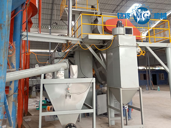 年產(chǎn)10萬(wàn)噸干粉砂漿生產(chǎn)線的組成，年產(chǎn)10萬(wàn)噸干粉砂漿生產(chǎn)線有什么優(yōu)勢(shì)？