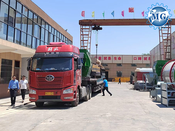 駐馬店年產20萬噸干粉砂漿生產線發貨！