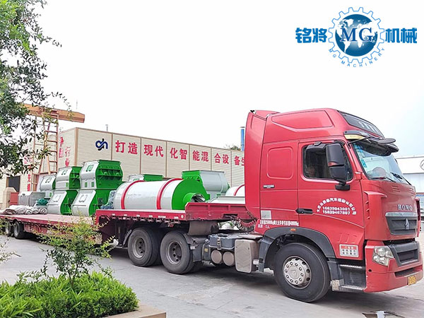 江西鷹潭干粉砂漿設備發貨！