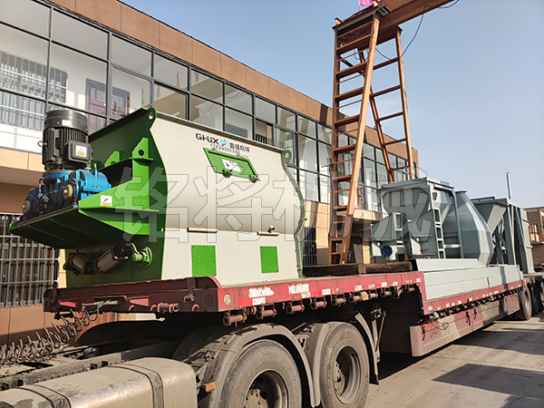 四立方主機，時產(chǎn)15噸生產(chǎn)線，發(fā)往江蘇連云港